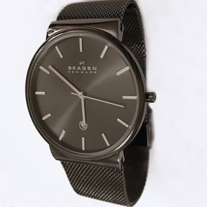 Men’s Skagen Ancher Quartz SS Watch w/ Mesh Band